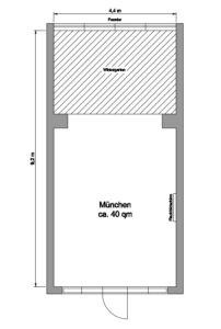 Grundriss Raum München Hennies